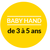 pastille baby hand